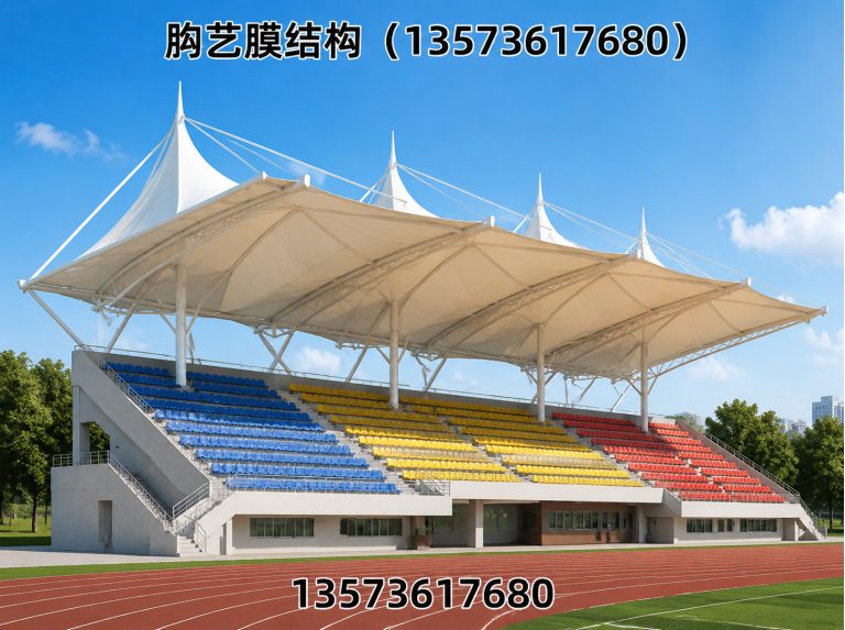 寿光市膜结构加油站展示图